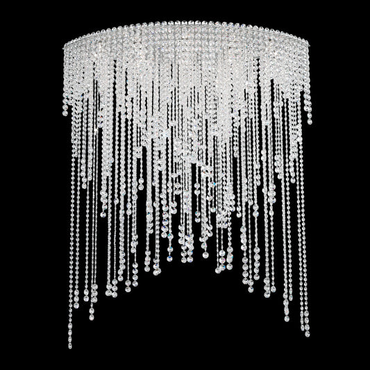 Chantant 8-Light Close to Ceiling in Stainless Steel With Clear Heritage CrystalBy Schonbek