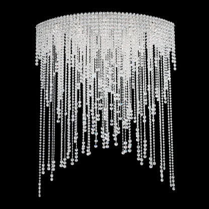 Chantant 8-Light Close to Ceiling in Stainless Steel With Clear Heritage CrystalBy Schonbek