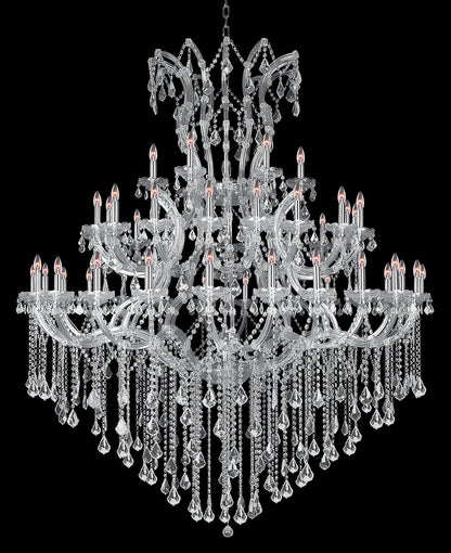 Artistry Lighting Maria Theresa Collection Chandelier, 60"x72", ChromeBy Artistry Lighting