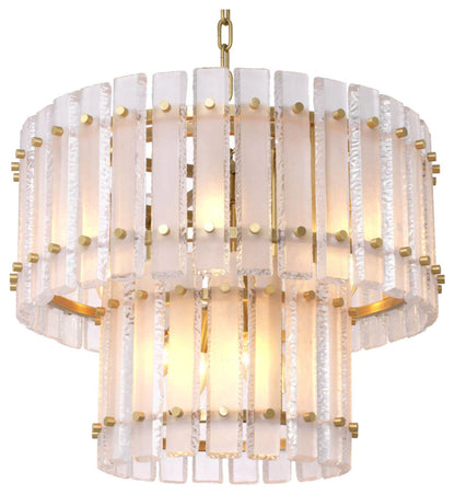 Frosted Glass Plates Chandelier | Eichholtz BlasonBy OROA - Furniture