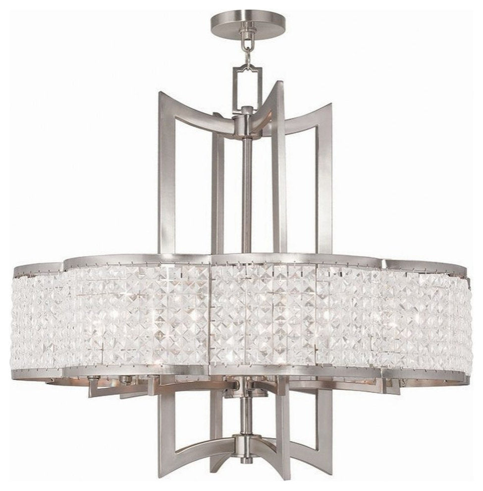 Livex Lighting 50578-91 Grammercy - 8 Light Chandelier in Grammercy Style - 30 IBy Livex Lighting Inc.