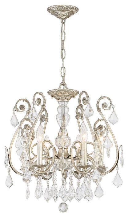 Crystorama Lighting Group 5115-CL-S Regis 6 Light 20"W Crystal - Olde SilverBy Crystorama Lighting