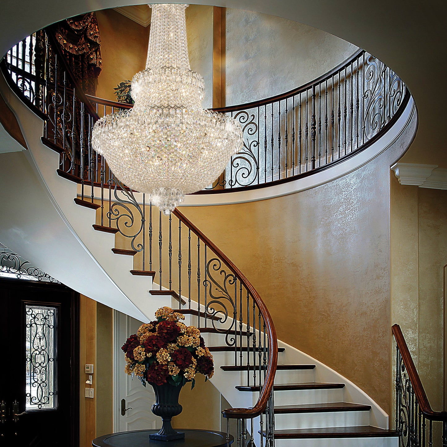 Schonbek 2638-40 41 Light Crystal Chandelier, Polished SilverBy Schonbek