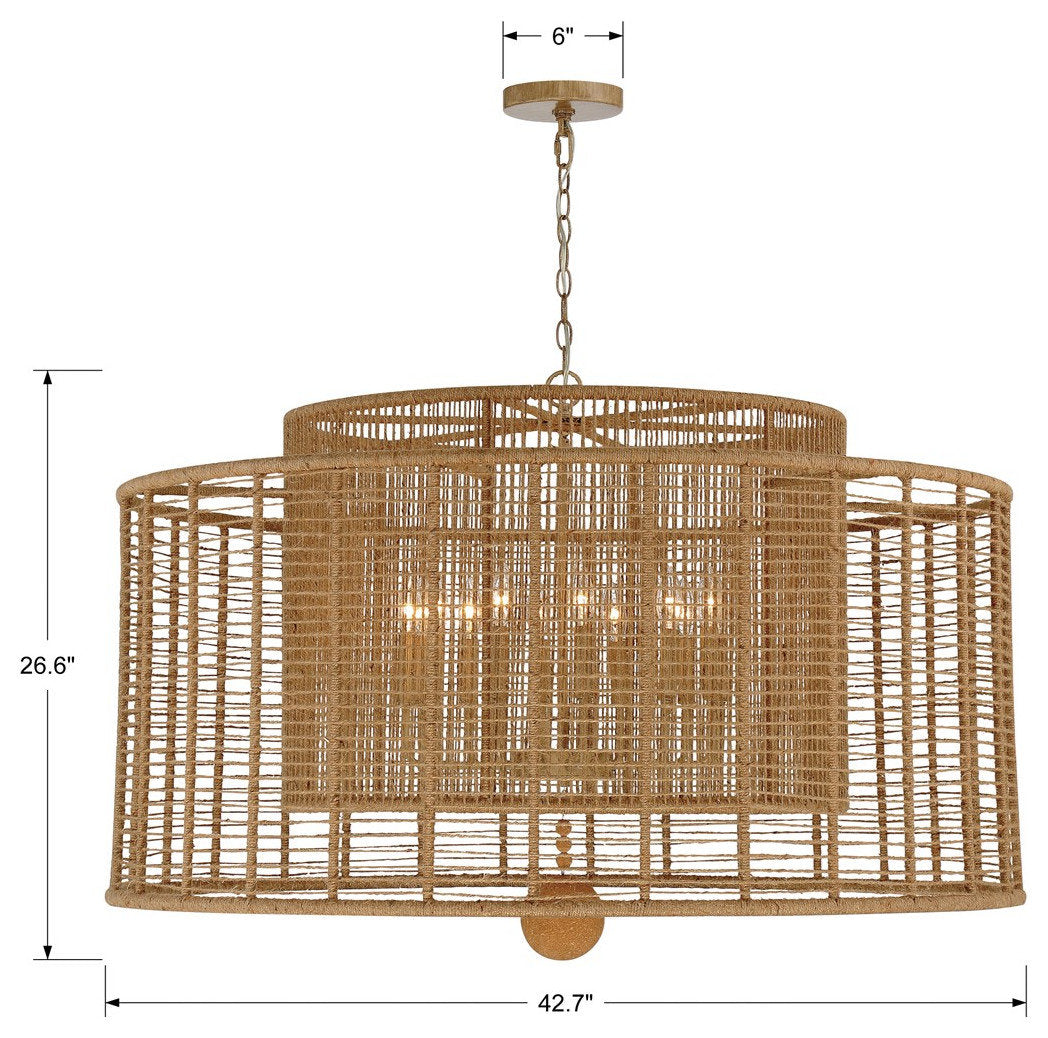 Crystorama Jayna 12 Light Chandelier JAY-A5009-BS, Burnished SilverBy Crystorama Lighting