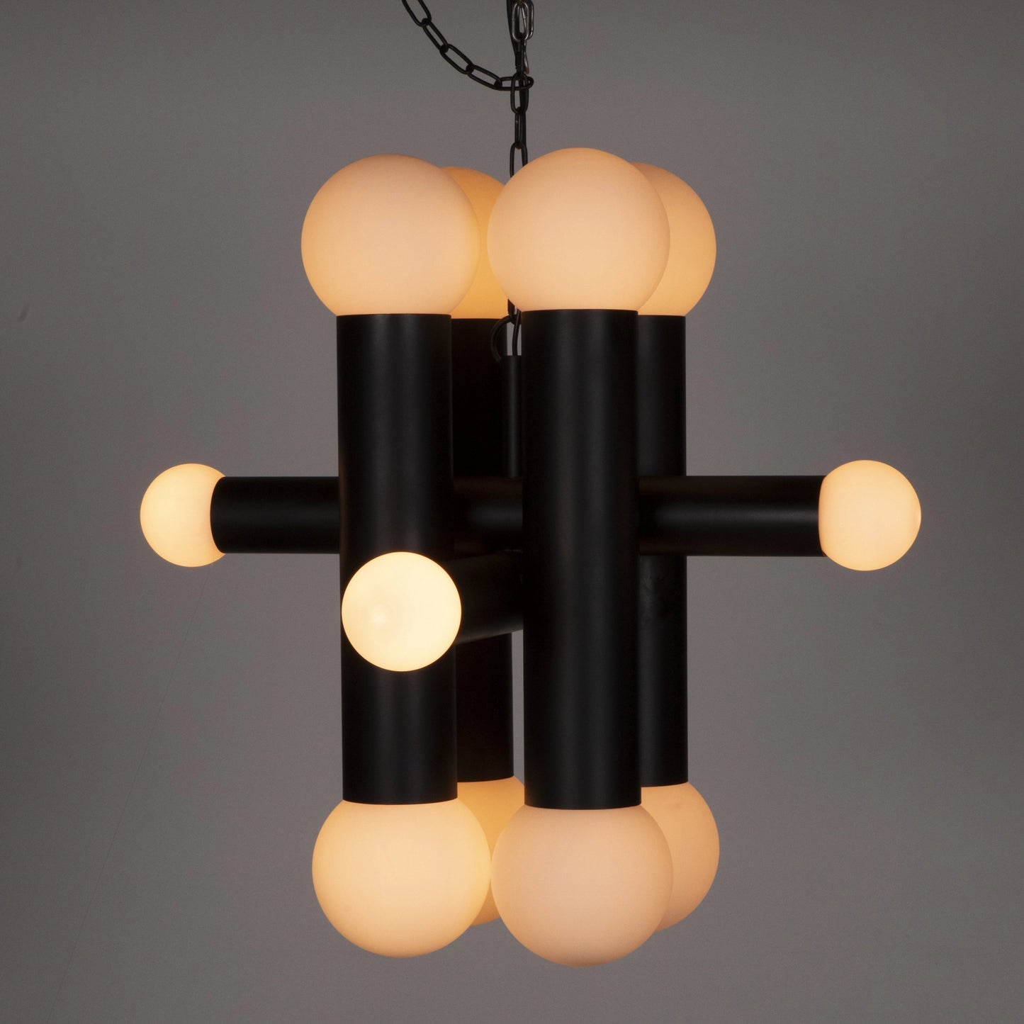 Amadeus Matte Black ChandelierBy Noir