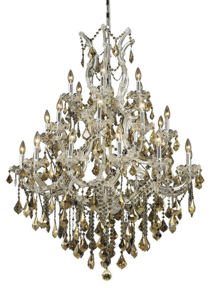 2800 Maria Theresa Collection Large Hanging Fixture, Royal CutBy Elegant Furniture & Lighting