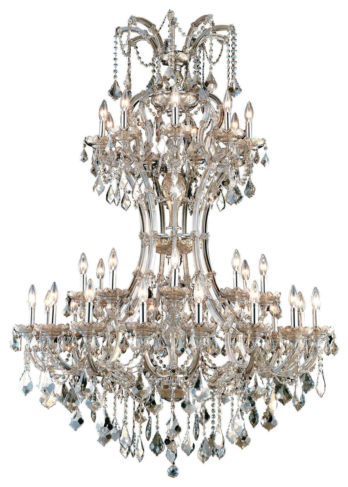 2800 Maria Theresa Collection Large Hanging Fixture, Royal Cut, Royal CutBy Elegant Furniture & Lighting