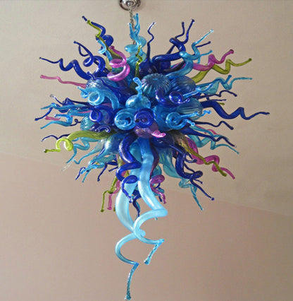 Artemis Unique Hand Blown Glass Crystal Chandelier LightBy Akari Lanterns
