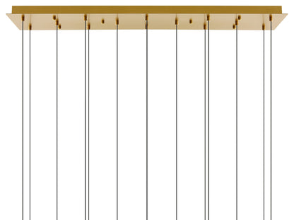 CWI LIGHTING 1587P48-14-624-RC Lava Integrated LED Brass ChandelierBy CWI Lighting