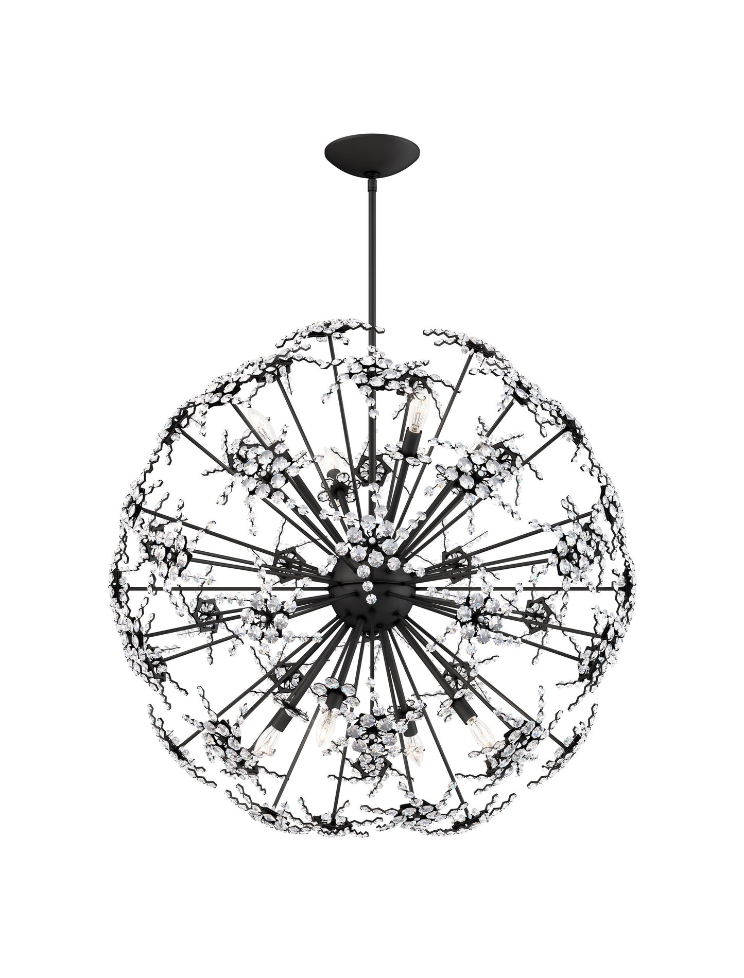 Schonbek Dn1036N-51H 8 Light Crystal Pendant, BlackBy Schonbek