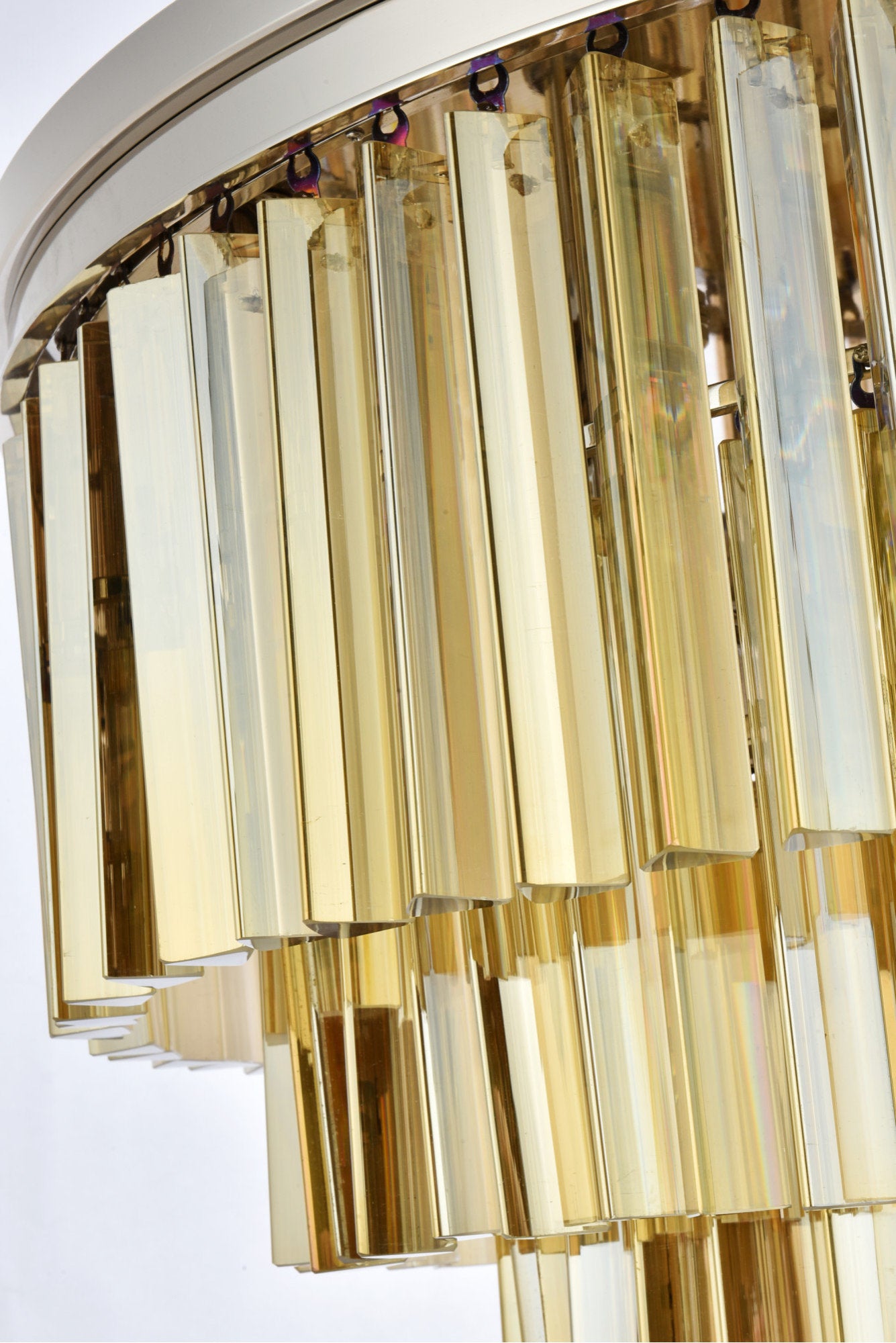 Elegant Lighting 1201F32-GT/RC Sydney 17 Light 32"W Flush Mount - PolishedBy Elegant Furniture & Lighting