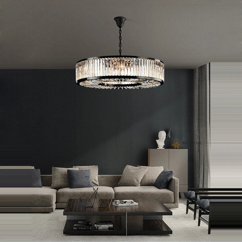 Gio Crystal Modern Chandelier, 60"/150cmBy MORSALE