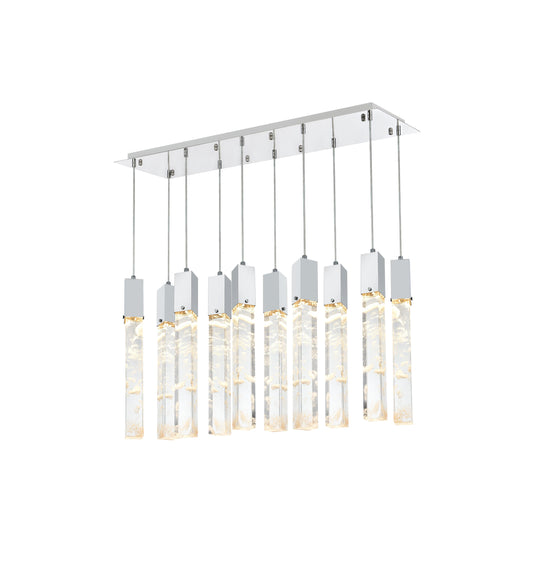 Home Living 42" Pendant, ChromeBy Home Living