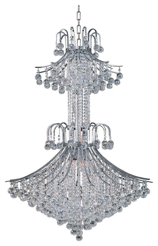 Artistry Lighting Toureg Collection Crystal Chandelier 37x53, ChromeBy Artistry Lighting