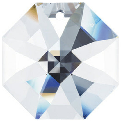 Vermeer 24x10" 6 Lt Modern Flush by Allegri, Chrome, Swarovski Elements ClearBy Allegri Crystal by Kalco Lighting