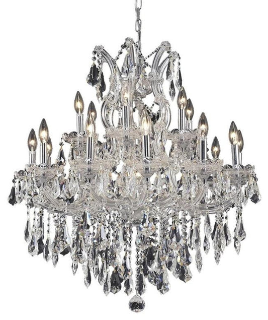 2801 Maria Theresa Collection Hanging Fixture, Clear, Royal CutBy Elegant Furniture & Lighting