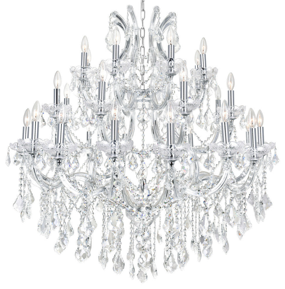 Maria Theresa Up Chandelier, 42"By CWI Lighting