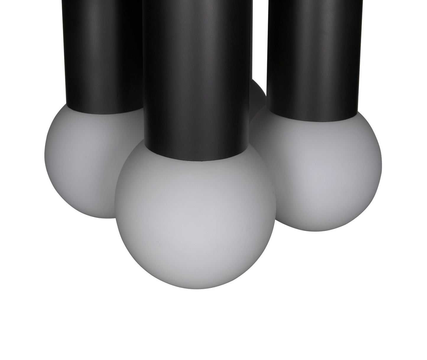 Amadeus Matte Black ChandelierBy Noir