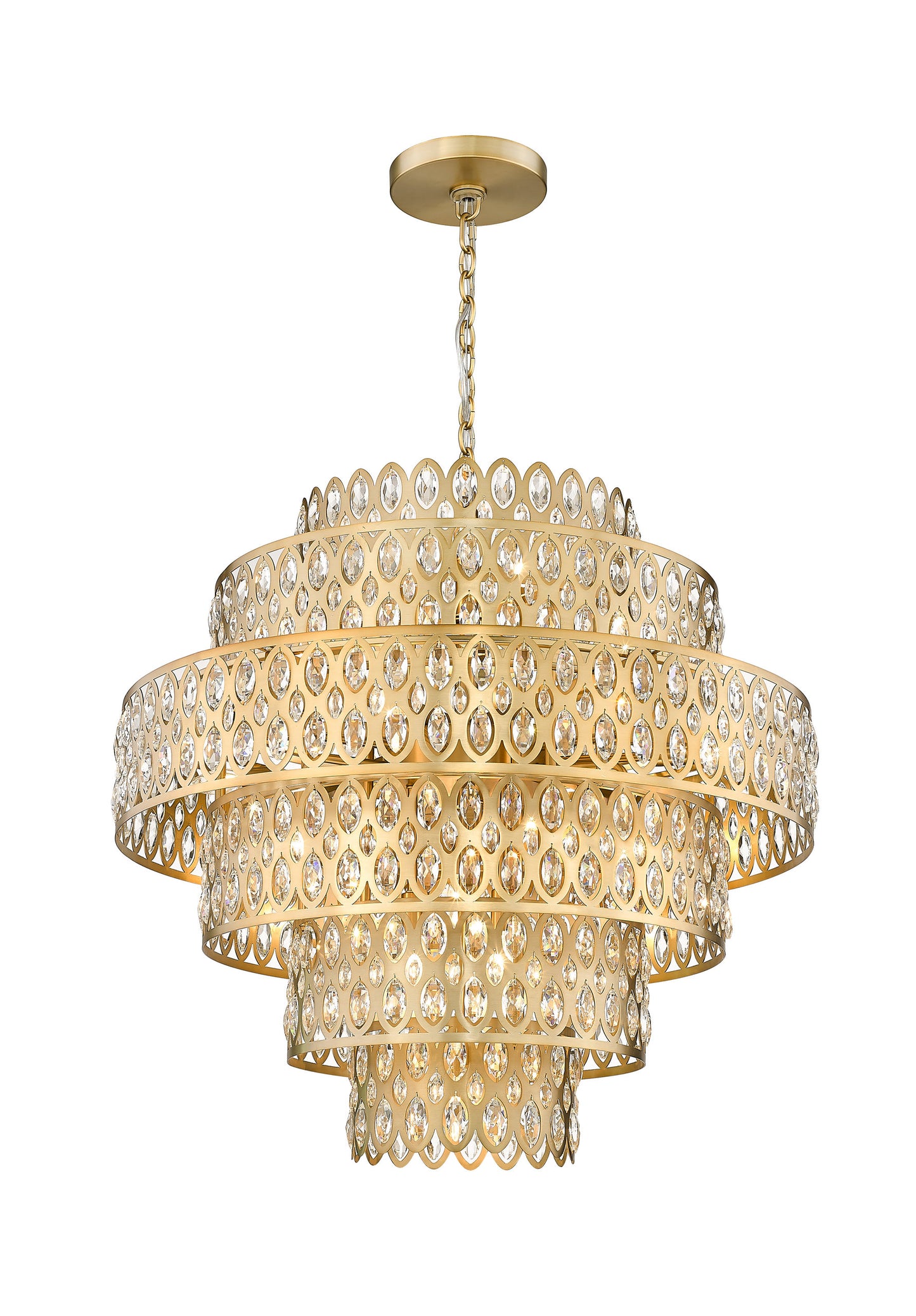 Z-Lite 822P32-HB 17 Light Pendant, Heirloom BrassBy Z-LIte