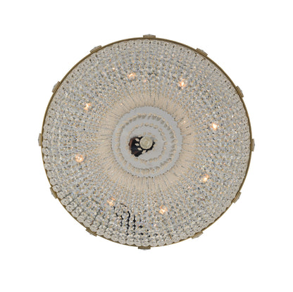 Impero 30x9" 8-Light Modern Flush by AllegriBy Allegri Crystal by Kalco Lighting