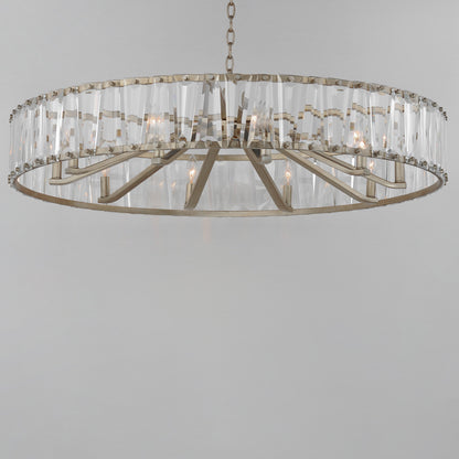 Maxim 21869 Odeon 10 Light 40"W Crystal Drum Chandelier - BlackBy Maxim Lighting International