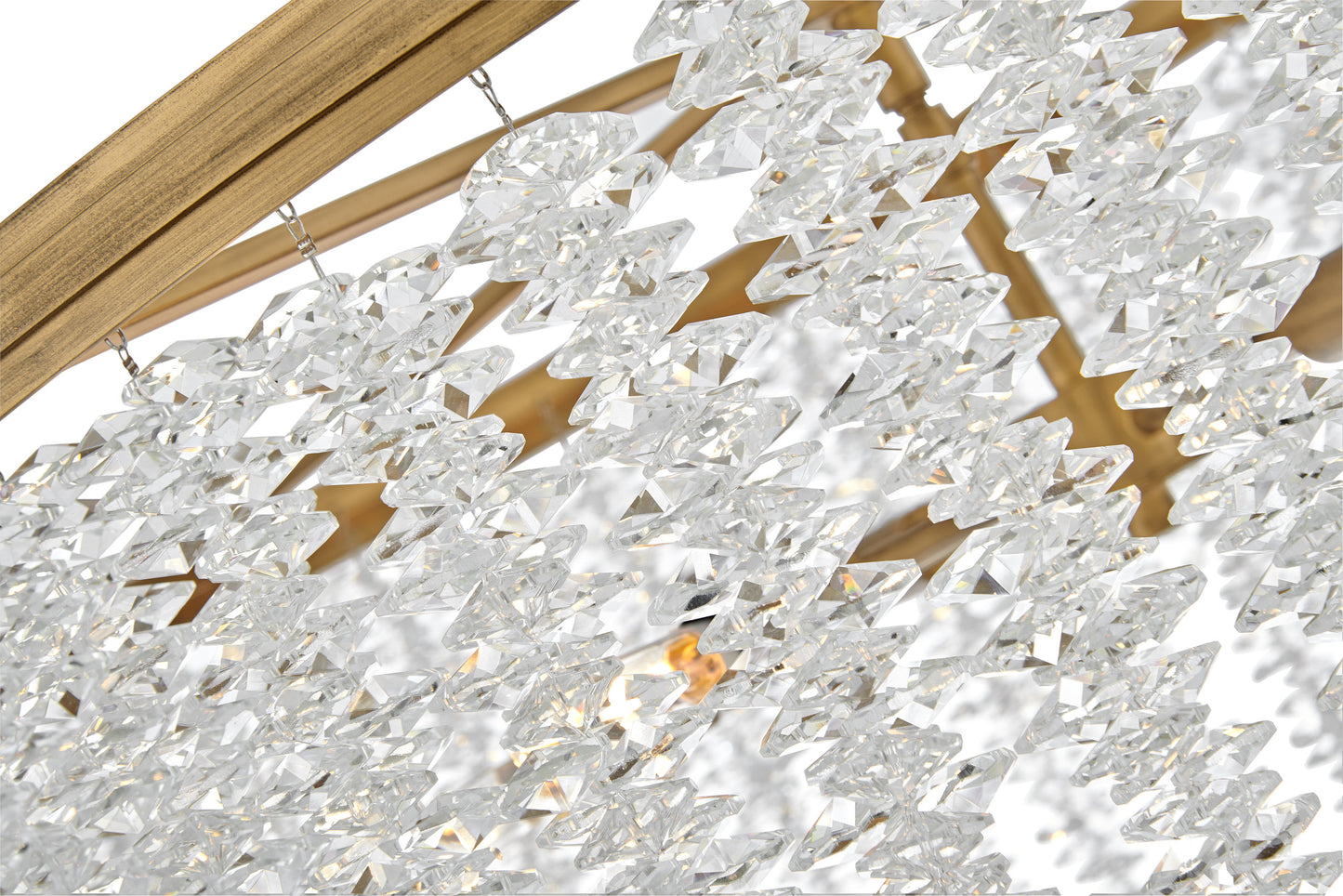 Fredrick Ramond Rubina Medium Convertible Chandelier, Burnished GoldBy Hinkley