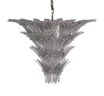 30" Emperor Antique Silver ChandelierBy Noir
