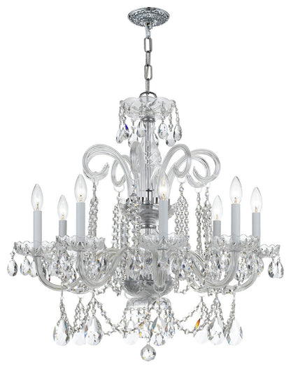 Crystorama Lighting Group 5008-CL-S Traditional Crystal 8 Light - PolishedBy Crystorama Lighting