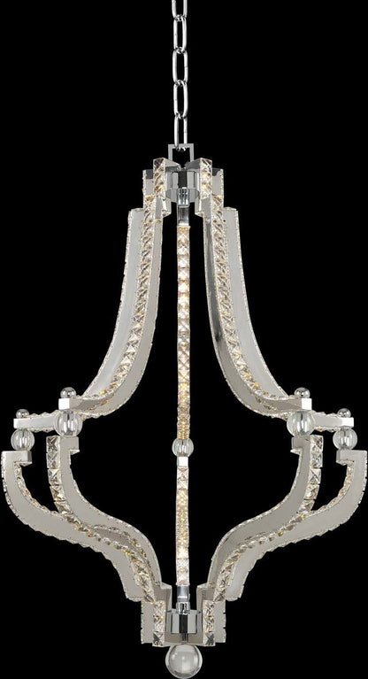 Cambria Led Pendant, Chrome, 21"By KALCO LIGHTING