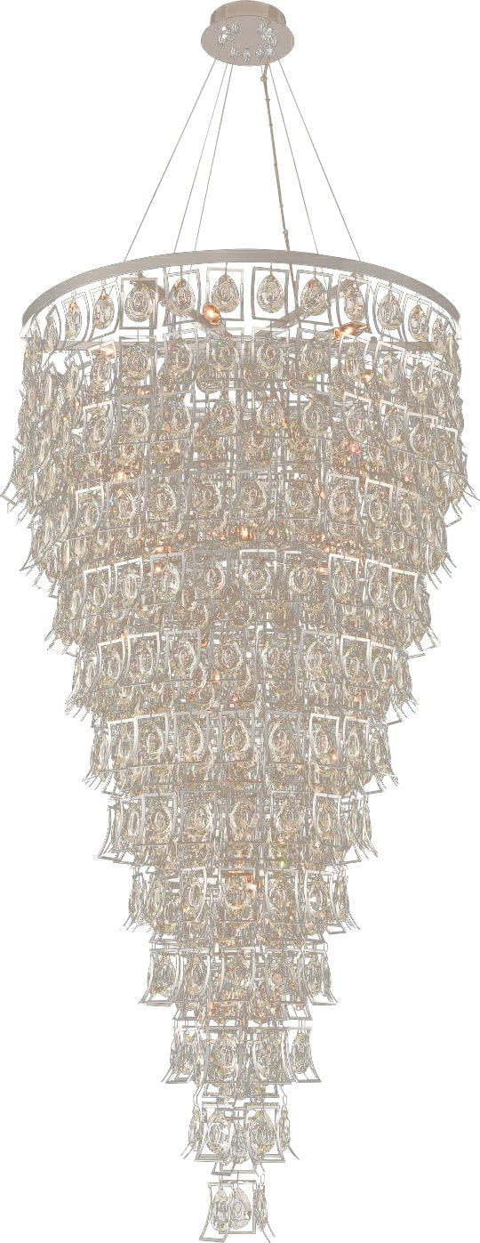 Carmella Foyer, Brushed BrassBy KALCO LIGHTING