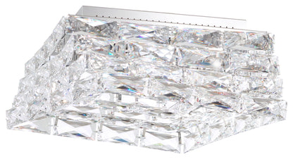 Schonbek Stw710N-Ss1S 5 Light Crystal Semi-Flush, Stainless SteelBy Schonbek