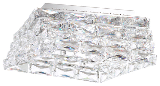 Schonbek Stw710N-Ss1S 5 Light Crystal Semi-Flush, Stainless SteelBy Schonbek