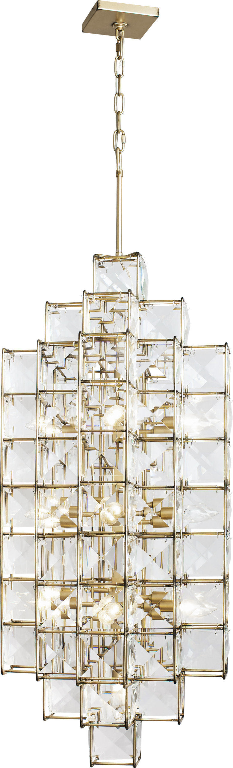 Cubic Foyer - Calypso GoldBy Varaluz