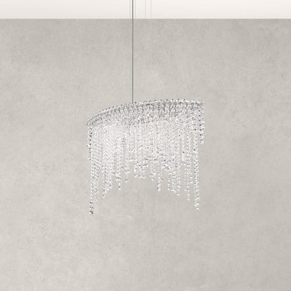 Schonbek Ch3612N-401H 6 Light Crystal Pendant, Polished Stainless SteelBy Schonbek