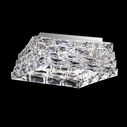 Schonbek Stw710N-Ss1S 5 Light Crystal Semi-Flush, Stainless SteelBy Schonbek
