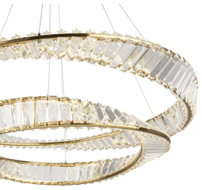 Stella Chandelier, Black and BrassBy ARTCRAFT Lighting