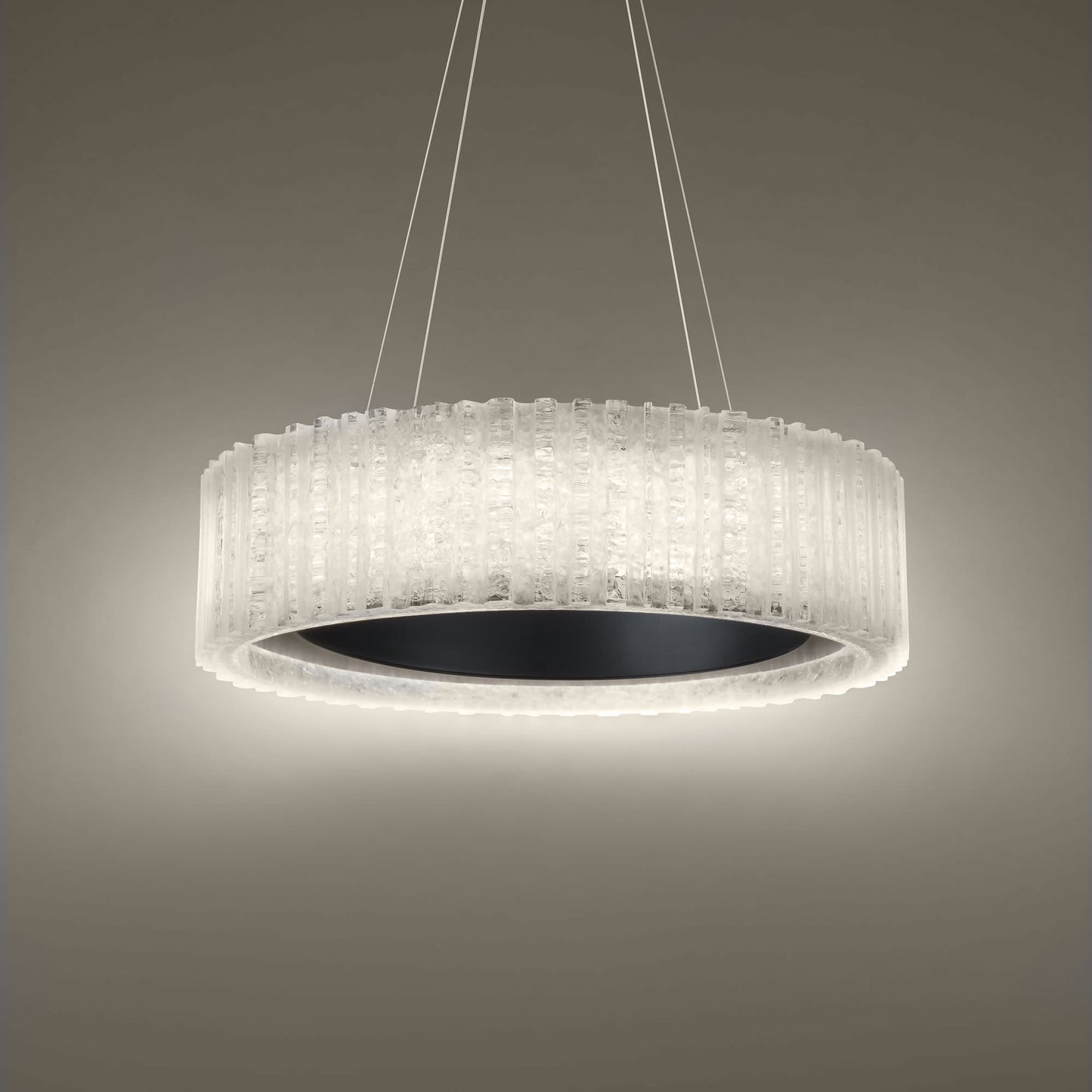 Modern Forms PD-70128 Rhiannon 28"W LED Ring Chandelier - BlackBy Modern Forms