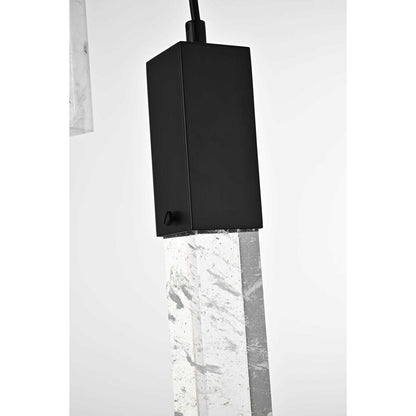 Aurora 10 Light Pendant, BlackBy Elegant Furniture & Lighting