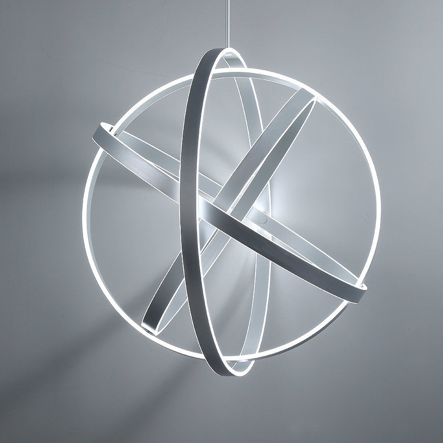 Modern Forms Kinetic 38" LED Chandelier in TitaniumBy Modern Forms