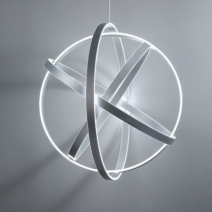 Modern Forms Kinetic 38" LED Chandelier in TitaniumBy Modern Forms