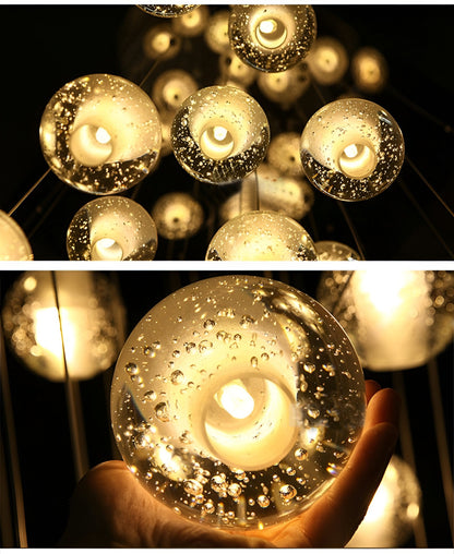 Lenno | Crystal Hanging Light Fixture, 30 LightsBy Miron Demid LLC