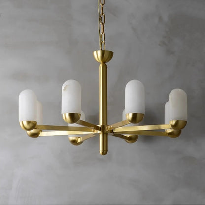 8-Light Natural Marble Modern ChandelierBy MORSALE