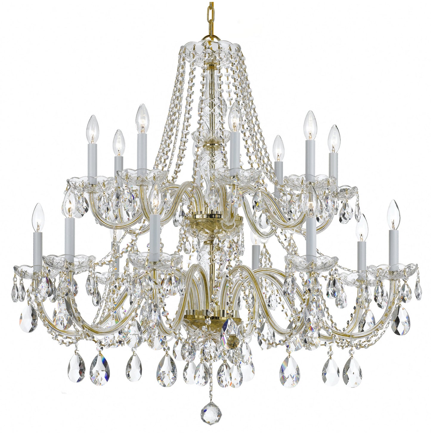 Crystorama Lighting Group 1139-CL-S Traditional Crystal 16 Light - PolishedBy Crystorama Lighting