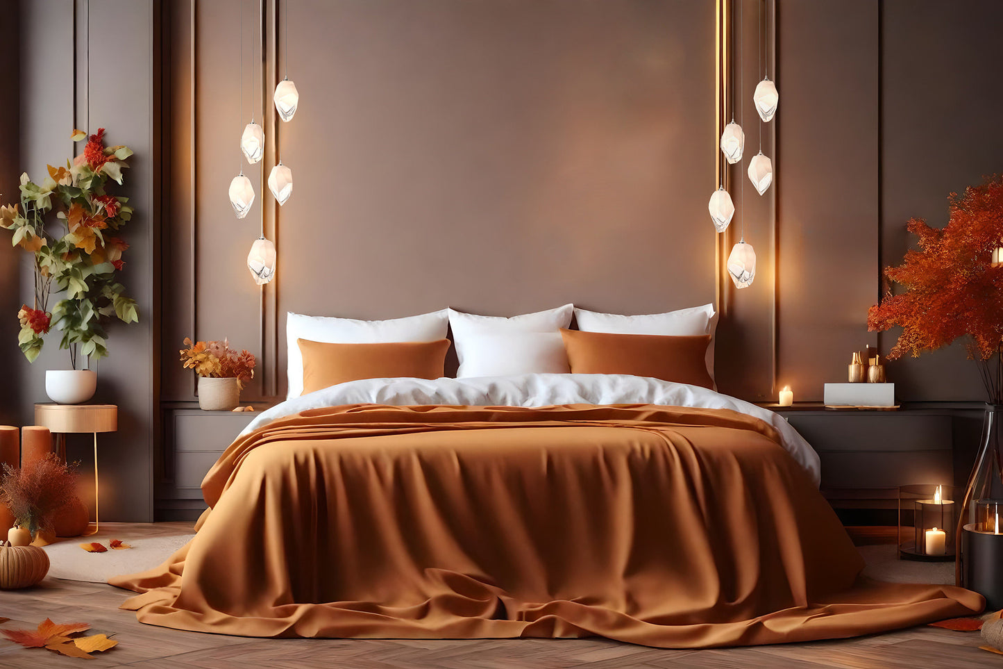 Chrysalis 5-Light Large Crystal Pendant White Finish- Long, White CrystalBy Hubbardton Forge