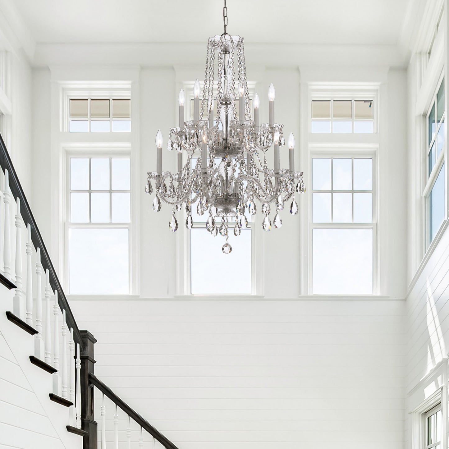 Crystorama Lighting Group 1137-CL-S Traditional Crystal 12 Light - PolishedBy Crystorama Lighting
