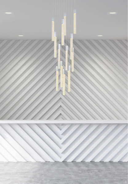 Elegant Lighting 2067G30 Weston 13 Light 30"W LED Crystal Multi - BlackBy Elegant Furniture & Lighting