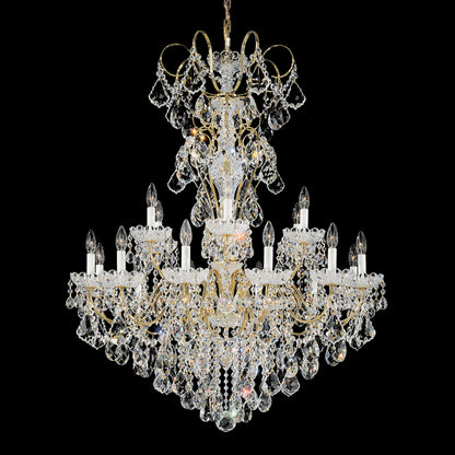 New Orleans 18-Light Chandelier in Rich Auerelia GoldBy Schonbek