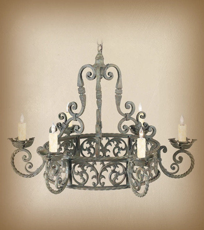 Arwen Wrought Iron ChandelierBy Arte De Mexico