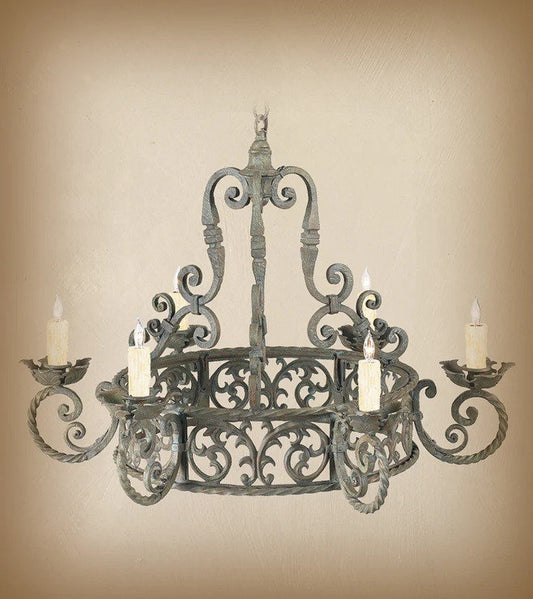 Arwen Wrought Iron ChandelierBy Arte De Mexico