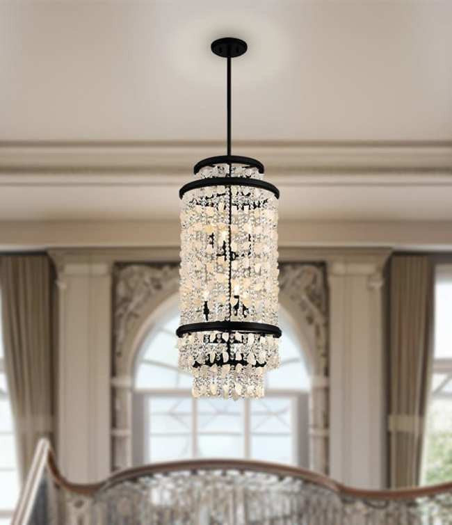 Minka Lavery 6704 Shimmering Elegance 6 Light 16"W Crystal - Sand CoalBy Minka Aire